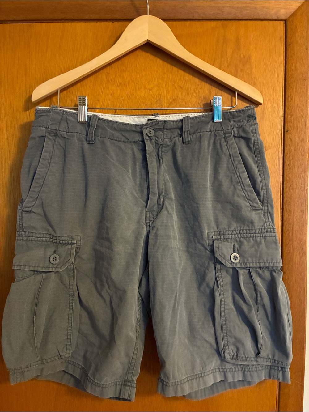 J. Crew Men's Cargo Shorts - Blue Gray